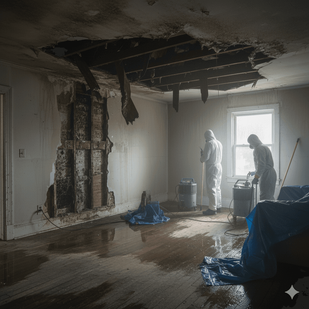 Water Intrusion into the Building After a Wind Storm